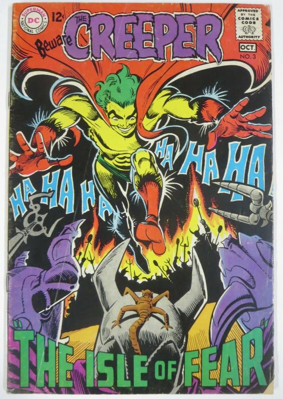 BEWARE THE CREEPER #3 (DC) October, 1968 VERY GOOD (VG)