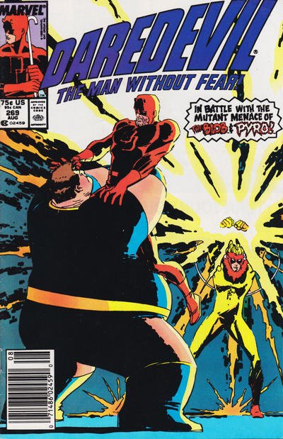 Daredevil #269 (Newsstand) GD ; Marvel | low grade comic Blob Pyro