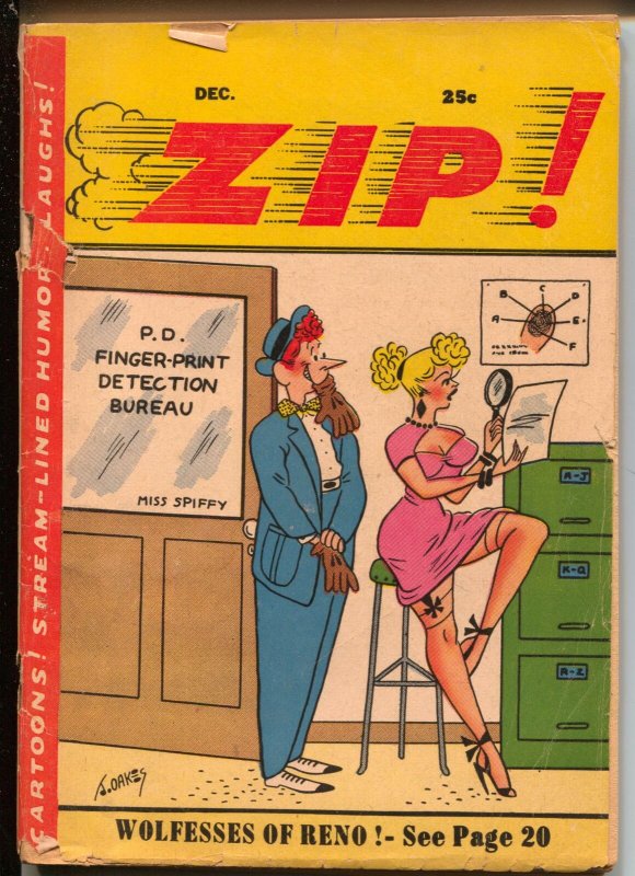 ZIP! 12/1955-A Wolf Book-cartoons-comics-jokes-gags-VG