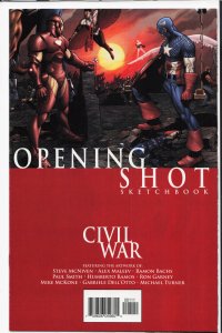 Civil War: Opening Shot Sketchbook (2006) Captain America