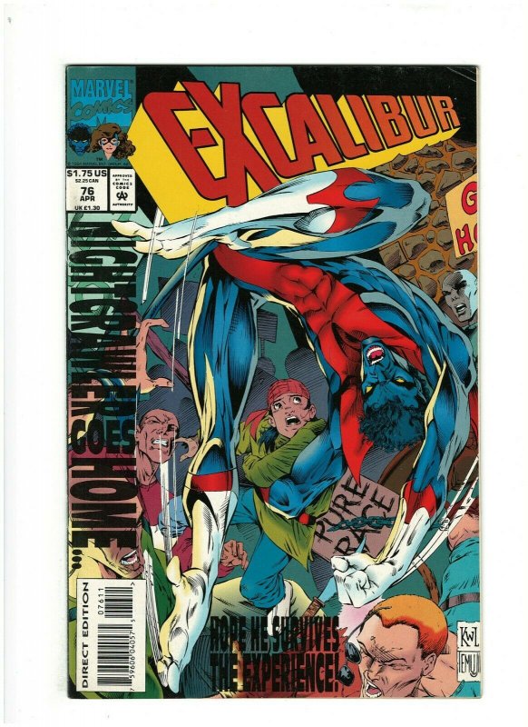 Excalibur #76 VF 8.0 Marvel Comics 1994 Nightrcrawler