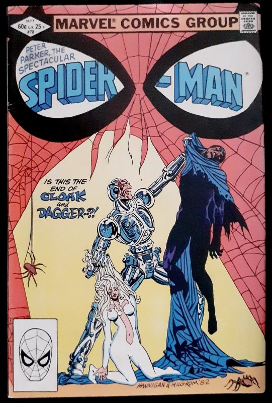 Spectacular Spider-Man #70 VF 3RD APP CLOAK DAGGER, SILVERMANE / Peter Gwen Mary