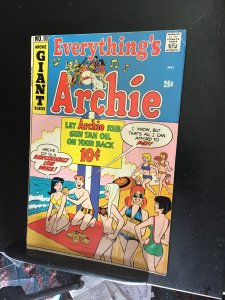 Everything's Archie #10 giant size key! Beach scene! Mid grade! FN Wow!