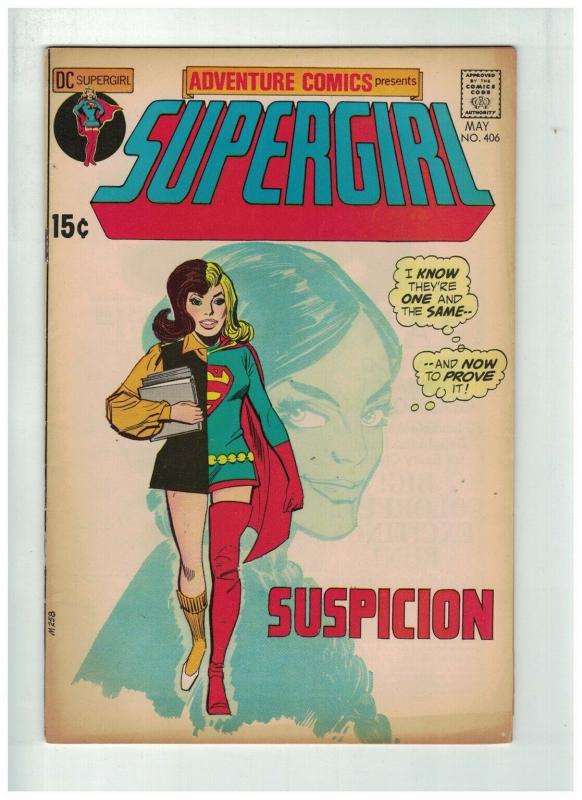 ADVENTURE 406 VG May 1971  Supergirl