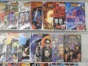 Huge Lot 80+ Rock n Roll Comix W/ Ozzy Osbourne, David Bowie, Grateful Dead+ VF-