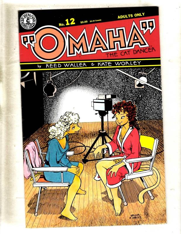 Lot Of 10 Omaha Kitchen Sink Comic Books # 9 10 11 12 13 14 15 16 17 18 JF1