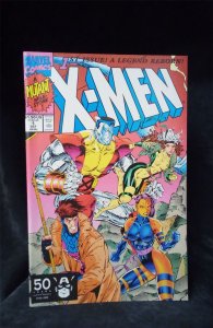 X-Men #1 Colossus and Gambit Cover 1991 Marvel Comic Book