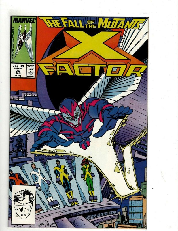 X-Factor # 24 NM Marvel Comic Book 1st Archangel Appearance Wolverine Storm UD1