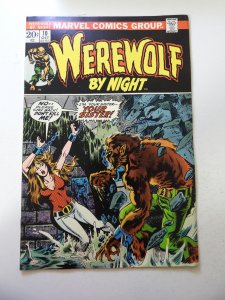 Werewolf by Night #10 (1973) FN Condition rusty bottom staple