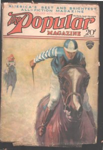 Popular 8/21929-Stockton Mulford Horse Racing cover-The Devil's Widow pt 2 ...