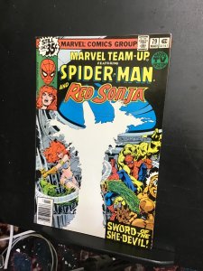 Marvel Team-Up #79 (1979) Spider-Man and Red. Sonya from Conan!  VF/NM Wow!