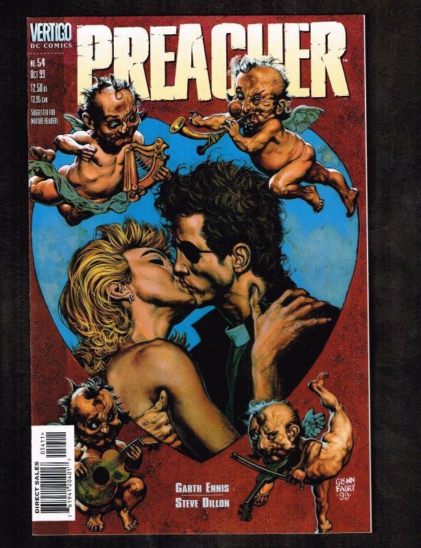 Preacher #54 ~ DC Vertigo / I Built My Dreams Around You ~ 1999 (9.2) WH