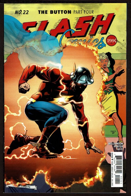 Batman #22 Rebirth Flash Cover (Jul 2017, DC) 0 9.0 VF/NM