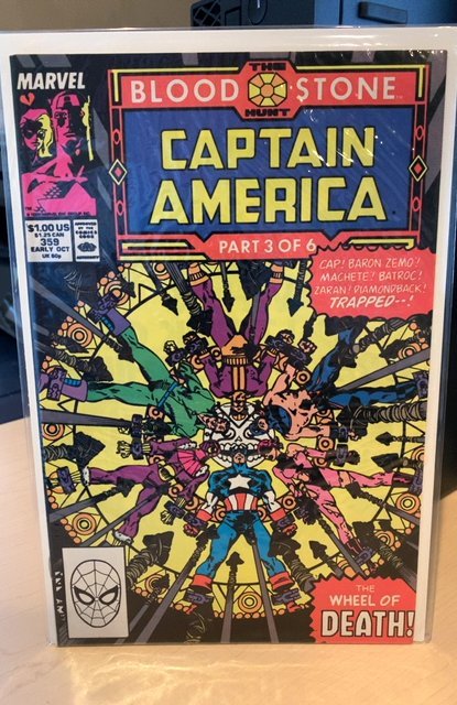 Captain America #359 (1989) 9.4 NM