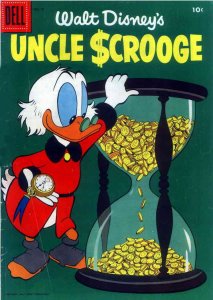 Uncle Scrooge (Walt Disney) #12 VG ; Dell | low grade comic December 1955 Hourgl