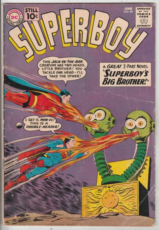 Superboy #89 (Jun-61) VG Mid-High-Grade Superboy