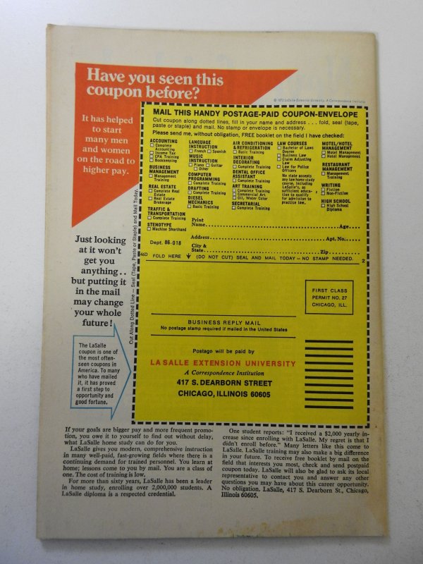 Werewolf by Night #4 (1973) VG+ Condition moisture stain, rust on bottom staple