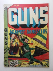 Guns Against Gangsters #3 (1949) Near Complete Spine Split Fair/Good Condition!