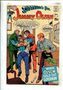 SUPERMAN'S PAL JIMMY OLSEN #132 (4.5) WHEN OLSEN SOLD OUT SUPERMAN!! 1970