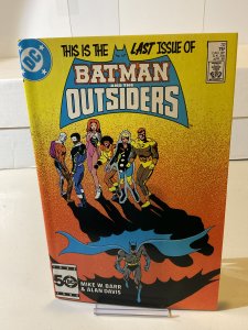 Batman and the Outsiders #31  1986   “Final” Issue!  (See notes)