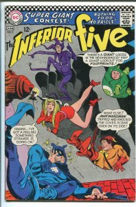 INFERIOR FIVE #2 1967-DC COMICS-MIKE SEKOWSKY-PLASTIC MAN-HUMAN TORCH-vf-