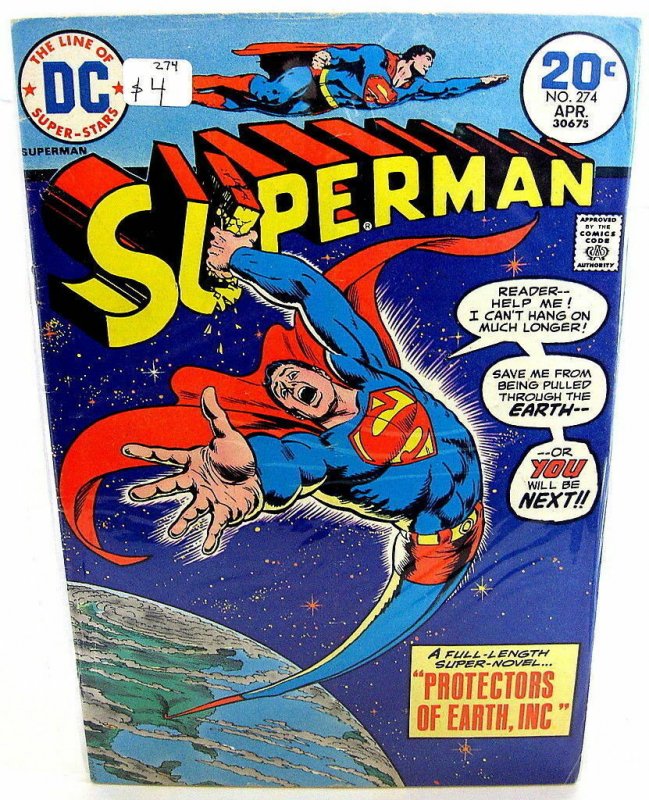 *Superman (Vol. 1) LOT #251-5, 259, 264-66, 270, 273-78, 282, 289-91 (16 Books)