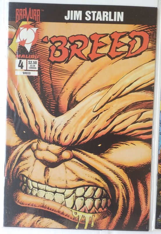 Breed # 1, 1, 2, 3, 4, 5, 6 (1994 Malibu Comics) Complete Series