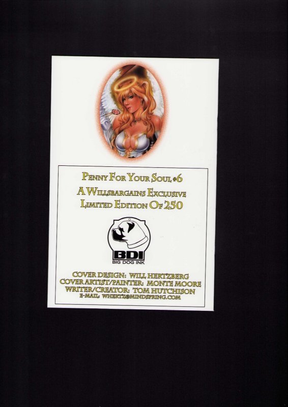 Penny For Your Soul #6 - MONTE MOORE SUSHI BAR VARIANT LTE 250! (9.2) 2011