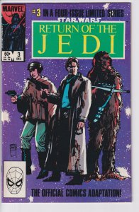 STAR WARS: RETURN OF THE JEDI #3 (Dec 1983) VF 8.0, off white