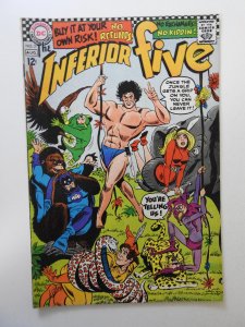 The Inferior Five #3 (1967) VG Condition! Centerfold wrap detached top staple
