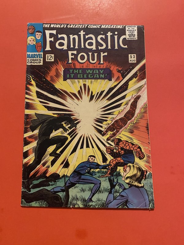 Fantastic Four #53 (VG/FN) 1st appearance of Klaw 2nd Black Panther 1st T...