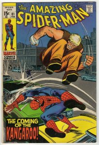 Amazing Spider-Man #81 ORIGINAL Vintage 1970 Marvel Comics 1st Kangaroo