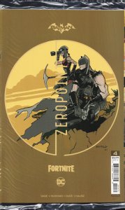 Batman/Fortnite: Zero Point #4 Mustard Cover (2021)