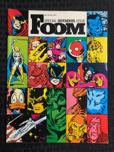 1977 FOOM Marvel Comics Fanzine #19 VG+ 4.5 Special Defenders Issue