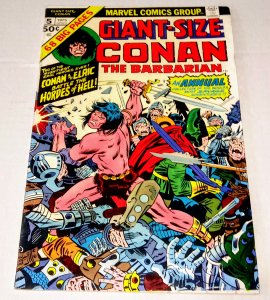 GIANT-SIZE CONAN #5 (7.5) see more BRONZE AGE MARVEL  ID#13Q