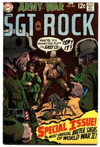 OUR ARMY AT WAR #205 comic book 1969-D.C. WAR SILVER-AGE-SGT. ROCK