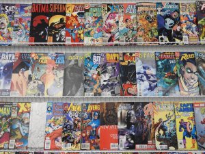 Huge Lot of 180 Comics W/ Spider-Man, Batman, Avengers! Avg. FN+ Condition!