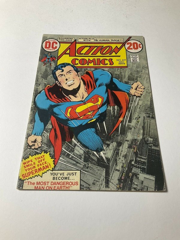 Action Comics 419 Fn Fine 6.0 DC Comics 