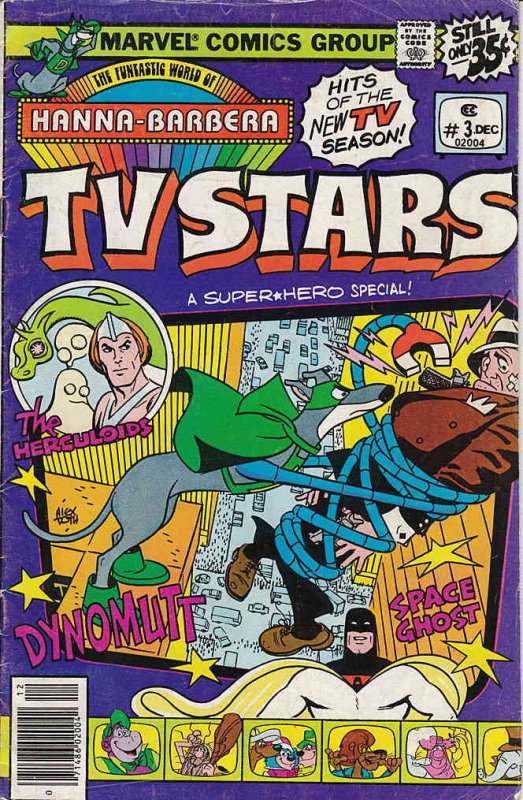 TV Stars #3 FN ; Marvel | Dynomutt Space Ghost Herculoids