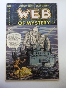 Web of Mystery #4 (1951) VG Condition manufactured w/ 1 staple