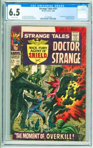 Strange Tales #151 (1966) CGC 6.5! OW Pages!