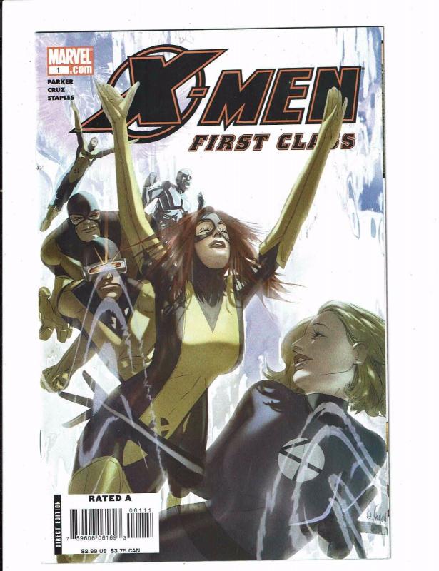 6 X-Men First Class Marvel Comic Books # 1 4 10 14 15 + # 1 Limited Series J123