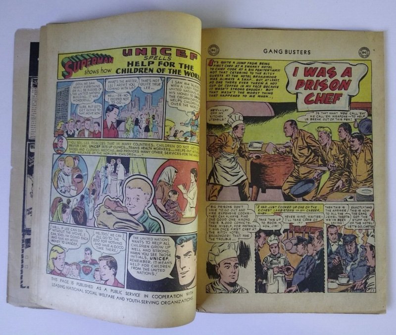 Gang Busters #31 (1952) VG   HEAVY COVER WEAR, TONED PAGES, RIP IN FRONT COVER