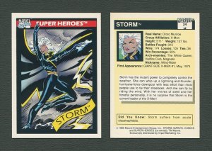 1990 Marvel Comics Card  #24 (Storm) / MINT