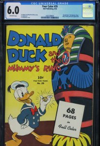 FOUR COLOR #29 - Donald Duck - 6.0, OW - “Mummy’s Ring” by Carl Barks