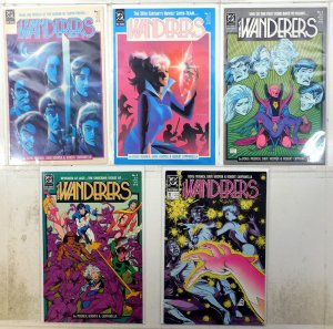 Wanderers Lot of 5 #1, 2, 4, 5, 11 (1988) DC Comics 1st Print Comic Books