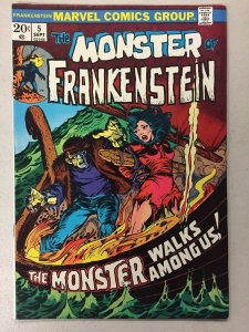 The Monster of Frankenstein #5 Marvel