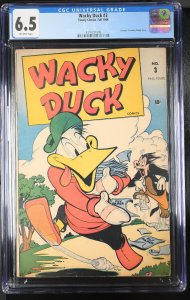 WACKY DUCK #3 CGC 7.0 1946 Timely-First issue-4376331008