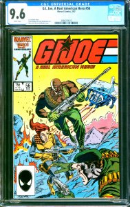 G.I. Joe A Real American Hero #56 Marvel Comics 1987 CGC 9.6