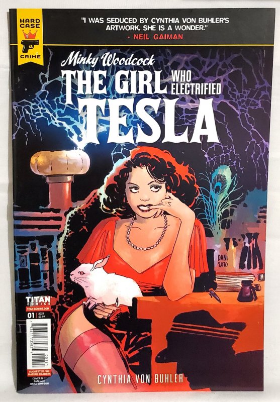 Minky Woodcock: The Girl Who Electrified Tesla #1 DaNi & Brad Simpson Cover B